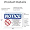 Signmission No Lifeguard On Duty Swim At Sign With Symbol, 24 in W x Rectangle, Vinyl Decal OS-2PACK-NS-D-1824-L-14680 - alternate 5